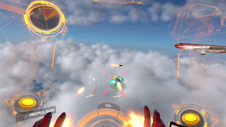 imagen gameplay de la demo de iron man vr